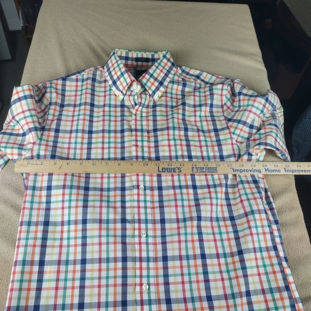 J Crew Men's Size Medium Slim Fit Button Up Dress Shirt